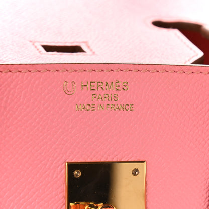 Hermes Epsom Horseshoe Birkin 35 Rose Confetti 6 of 15