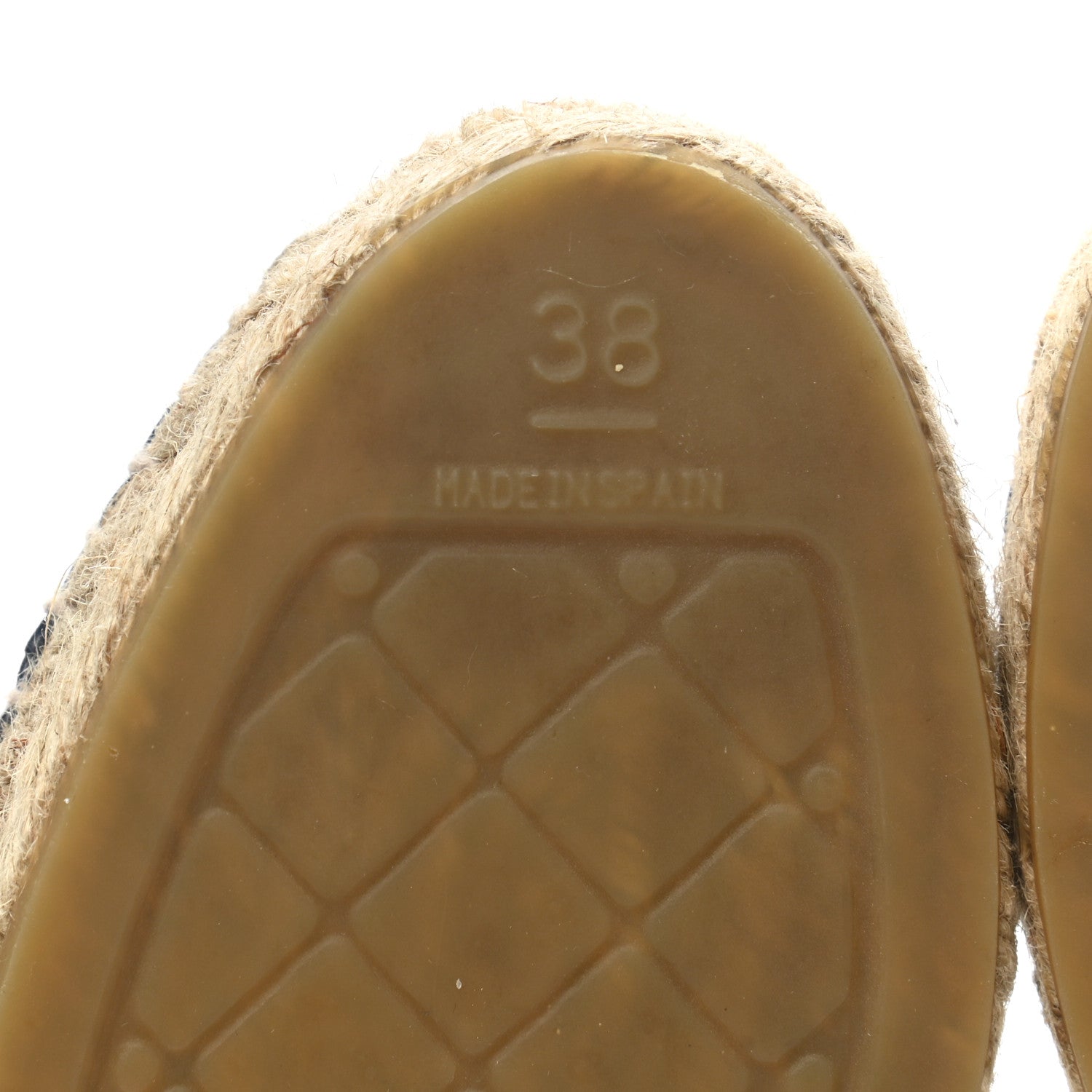 Chanel Lambskin CC Espadrilles 38 Blue 7 of 9