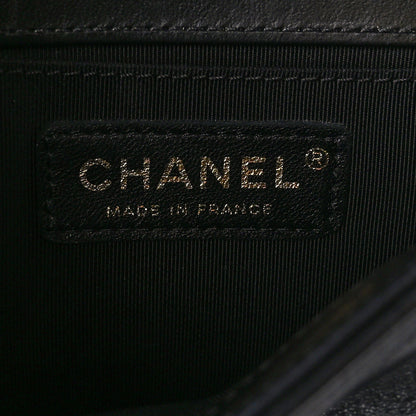 Chanel Lambskin Quilted Small Boy Flap Black 6 of 13