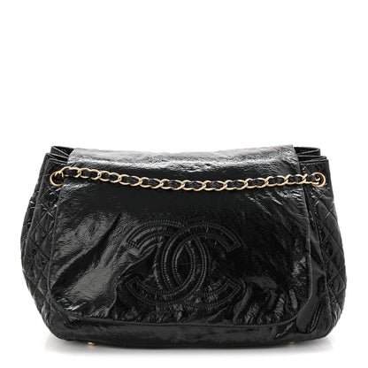 Chanel Vinyl Medium Rock and Chain Flap Black 1 of 19