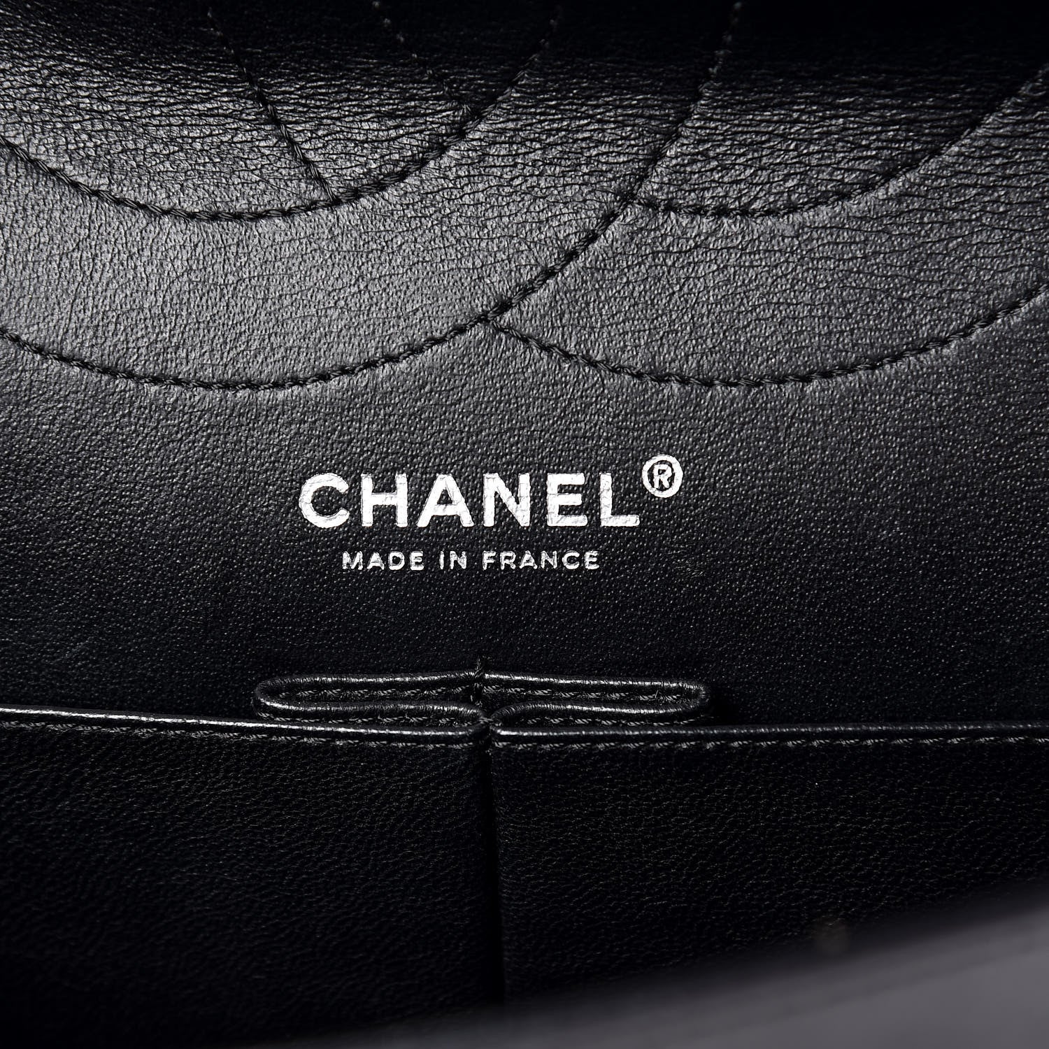 Chanel Glazed Aged Calfskin Quilted 2.55 Reissue 227 Flap So Black 6 of 9