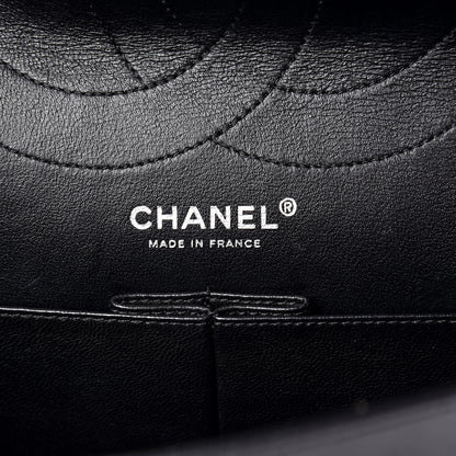 Chanel Glazed Aged Calfskin Quilted 2.55 Reissue 227 Flap So Black 6 of 9