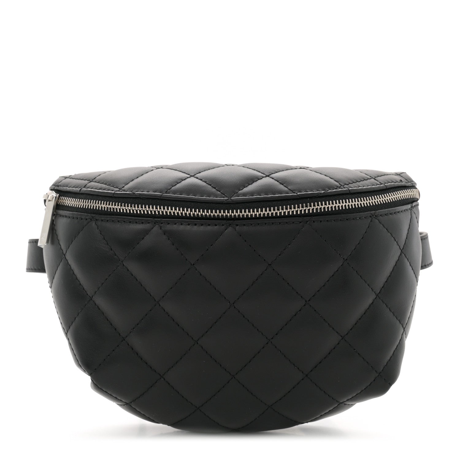Chanel Lambskin Quilted Waist Belt Bag Black 1 of 10