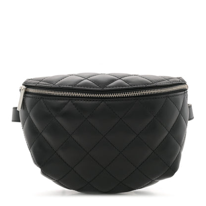 Chanel Lambskin Quilted Waist Belt Bag Black 1 of 10