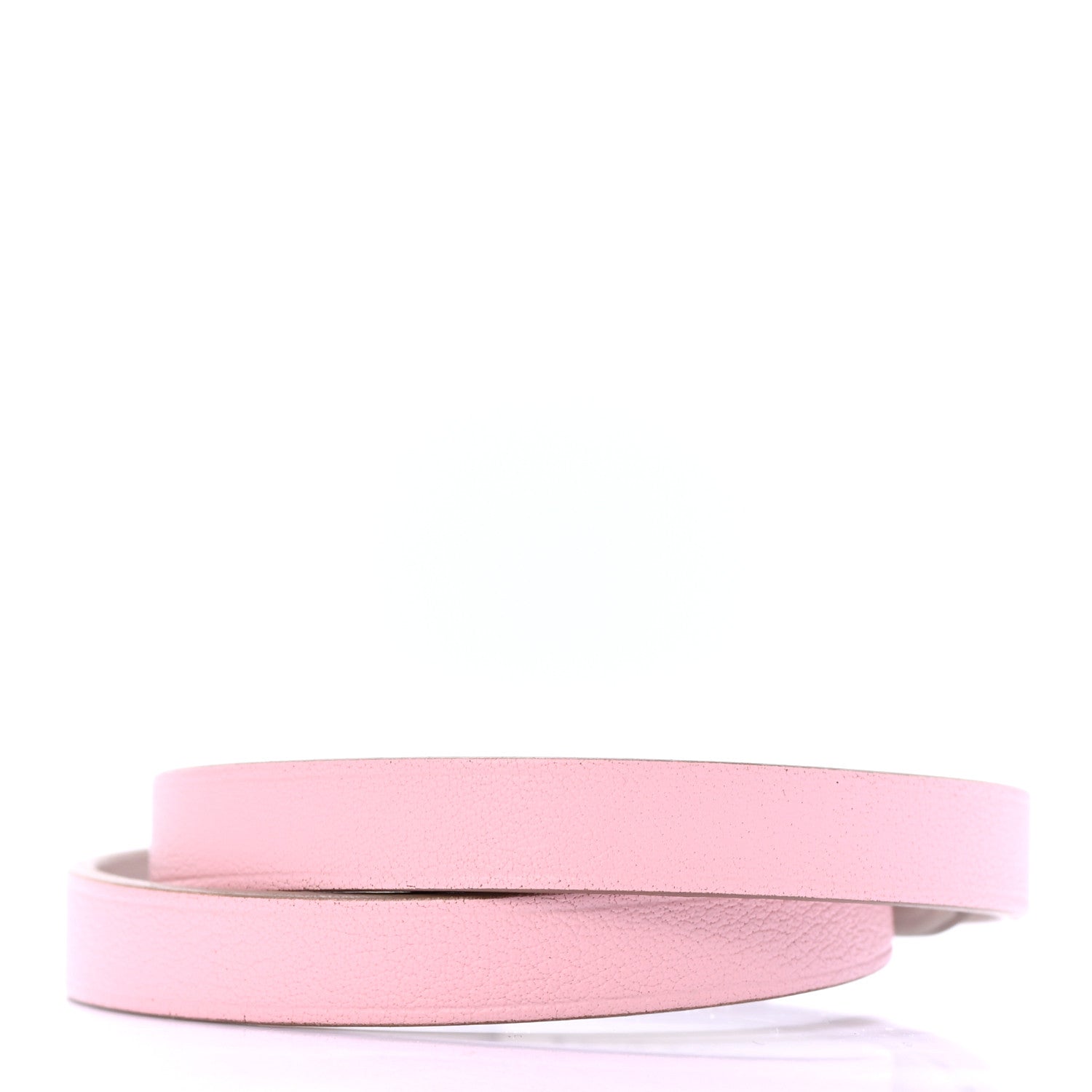 Hermes Swift Behapi Double Tour Bracelet T3 Rose Sakura Gris Perle 3 of 4