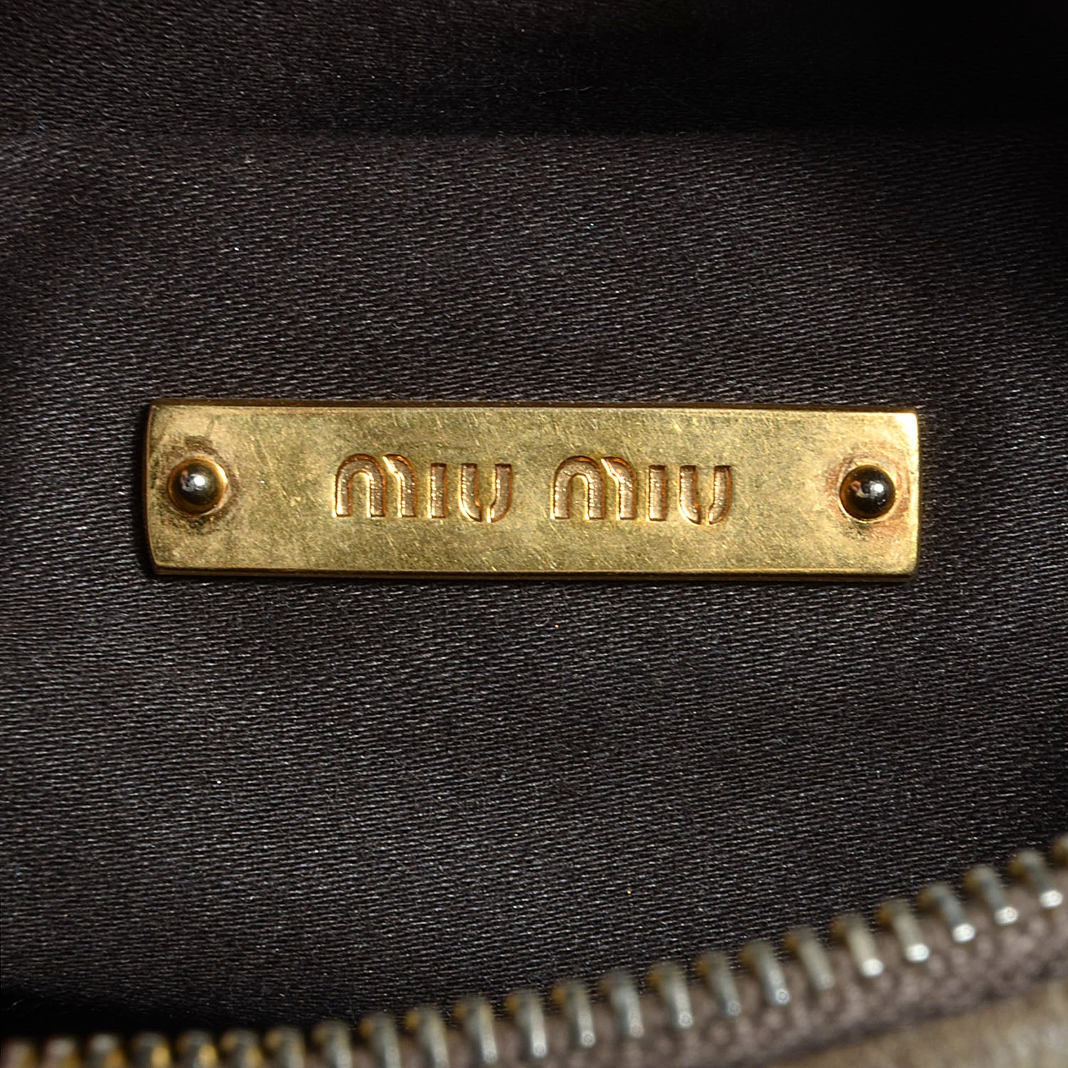 Miu Miu Leather Matelasse Lux Shoulder Bag Argilla 6 of 7