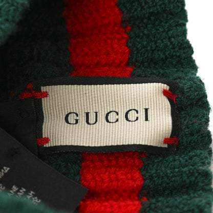 Gucci Wool Web Headband M Green Red 4 of 6