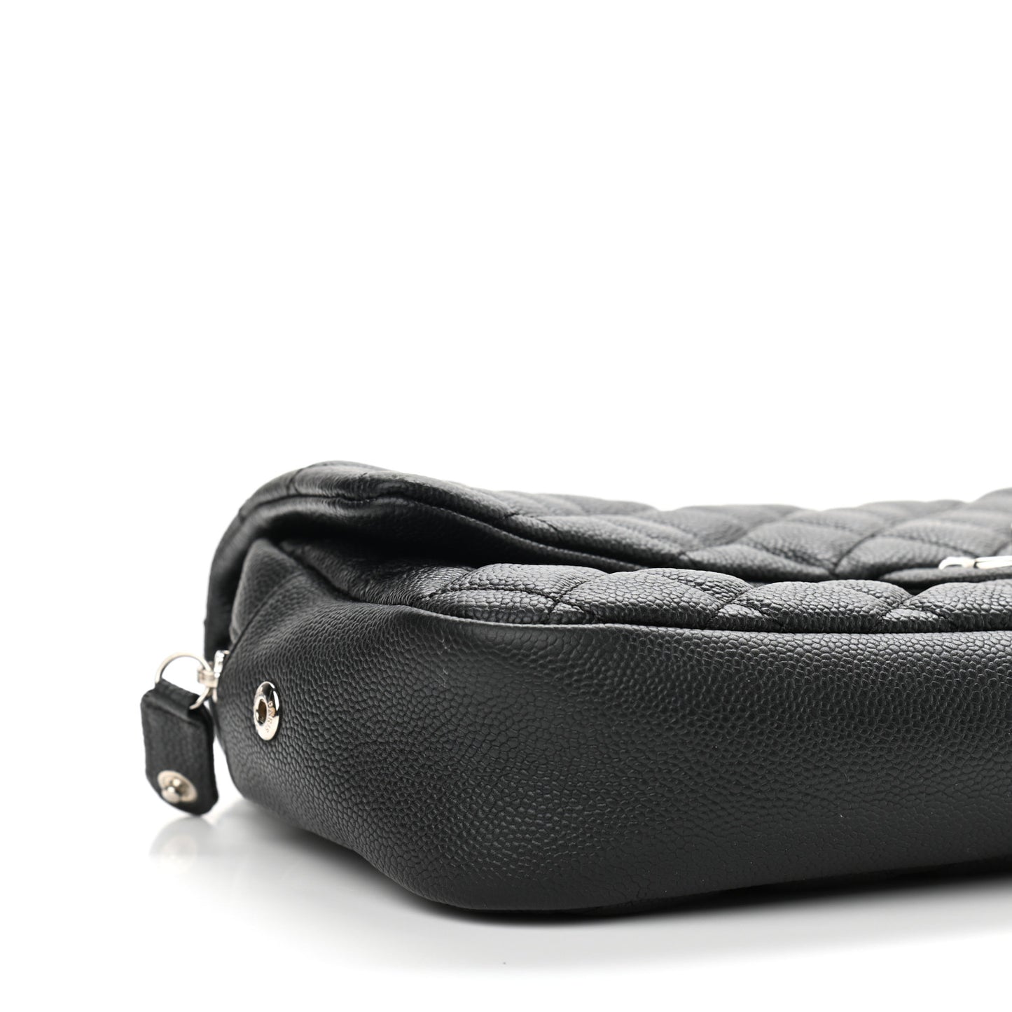 Caviar Quilted Jumbo Easy Flap Black