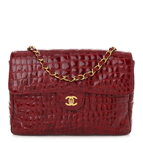 Alligator Jumbo Single Flap Red