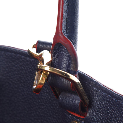 Louis Vuitton Empreinte Montaigne GM Marine Rouge 8 of 13
