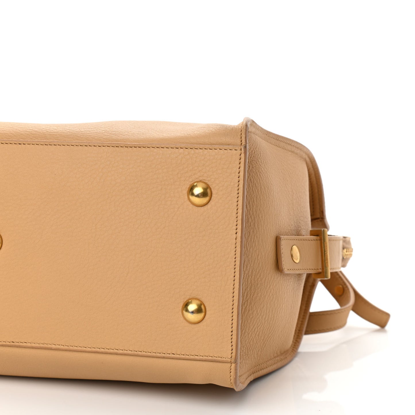 Calfskin Small Classic Y Cabas Light Beige