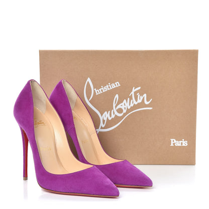 Christian Louboutin Suede So Kate 120 Pumps 35 Orchidee 8 of 8