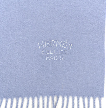 Hermes Cashmere Broderie Scarf Chambray 3 of 4