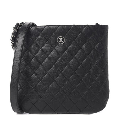 Chanel Calfskin Quilted Crossbody Bag Black 1 of 12