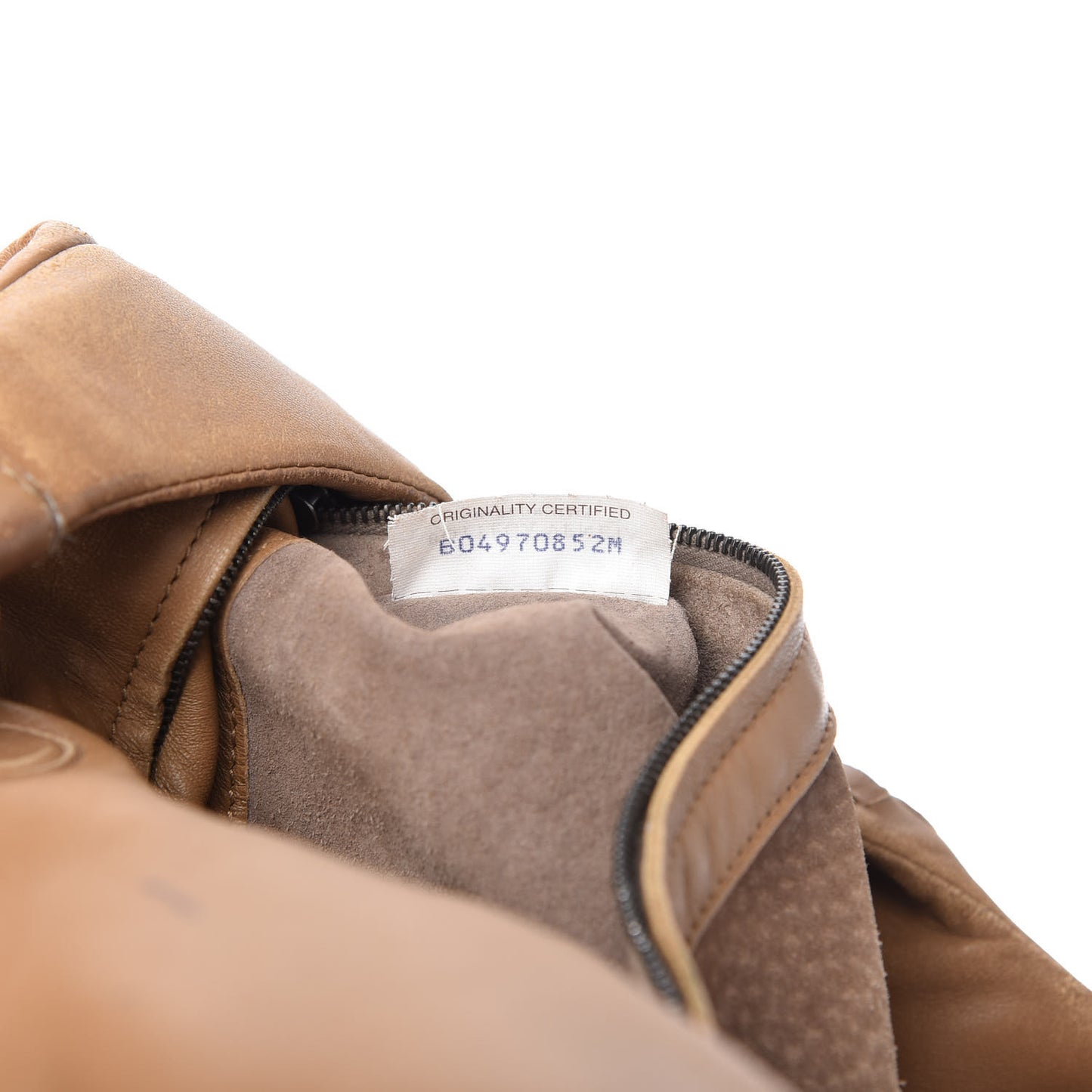 Nappa Intrecciato Medium Campana Camel