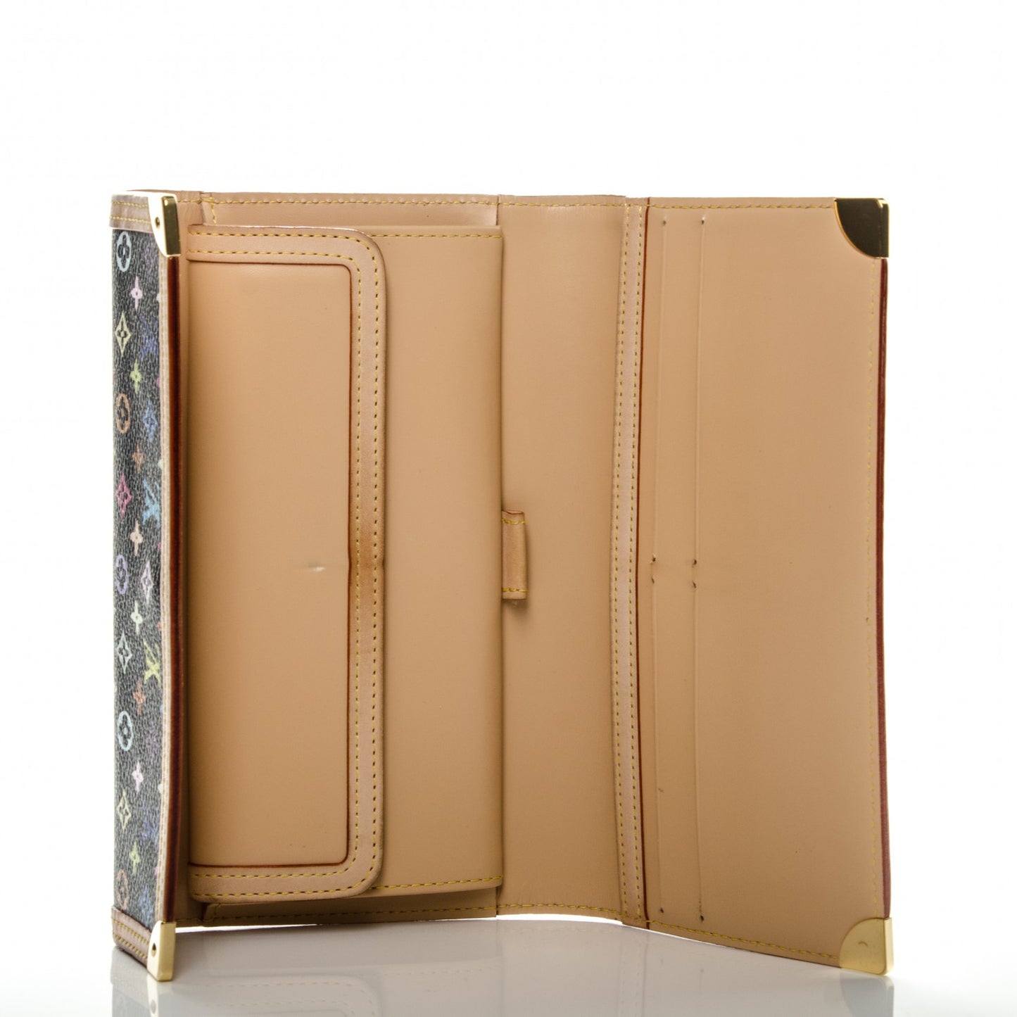 Monogram Multicolor Porte Tresor International Wallet Black