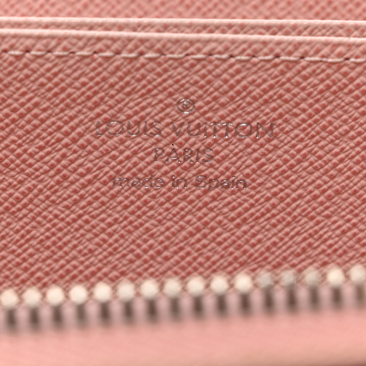 LOUIS VUITTON Epi Zippy Wallet Rose Ballerine