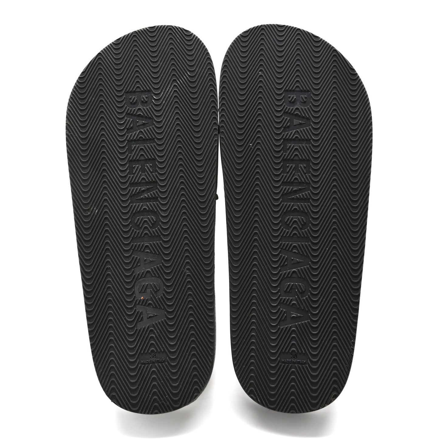 Nappa Political Campaign Logo Womens Pool Slide Sandals 38 Black White Vermillon
