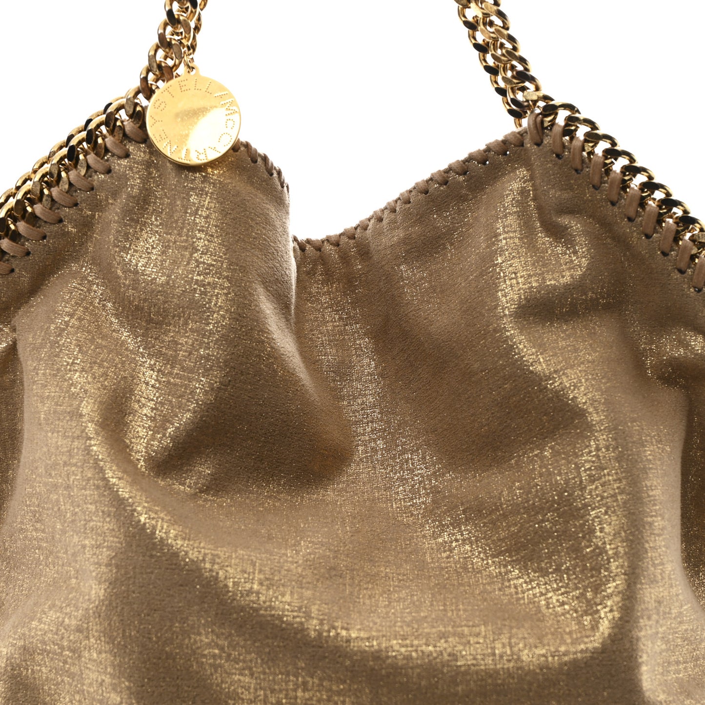 Shaggy Deer Falabella Big Tote Gold
