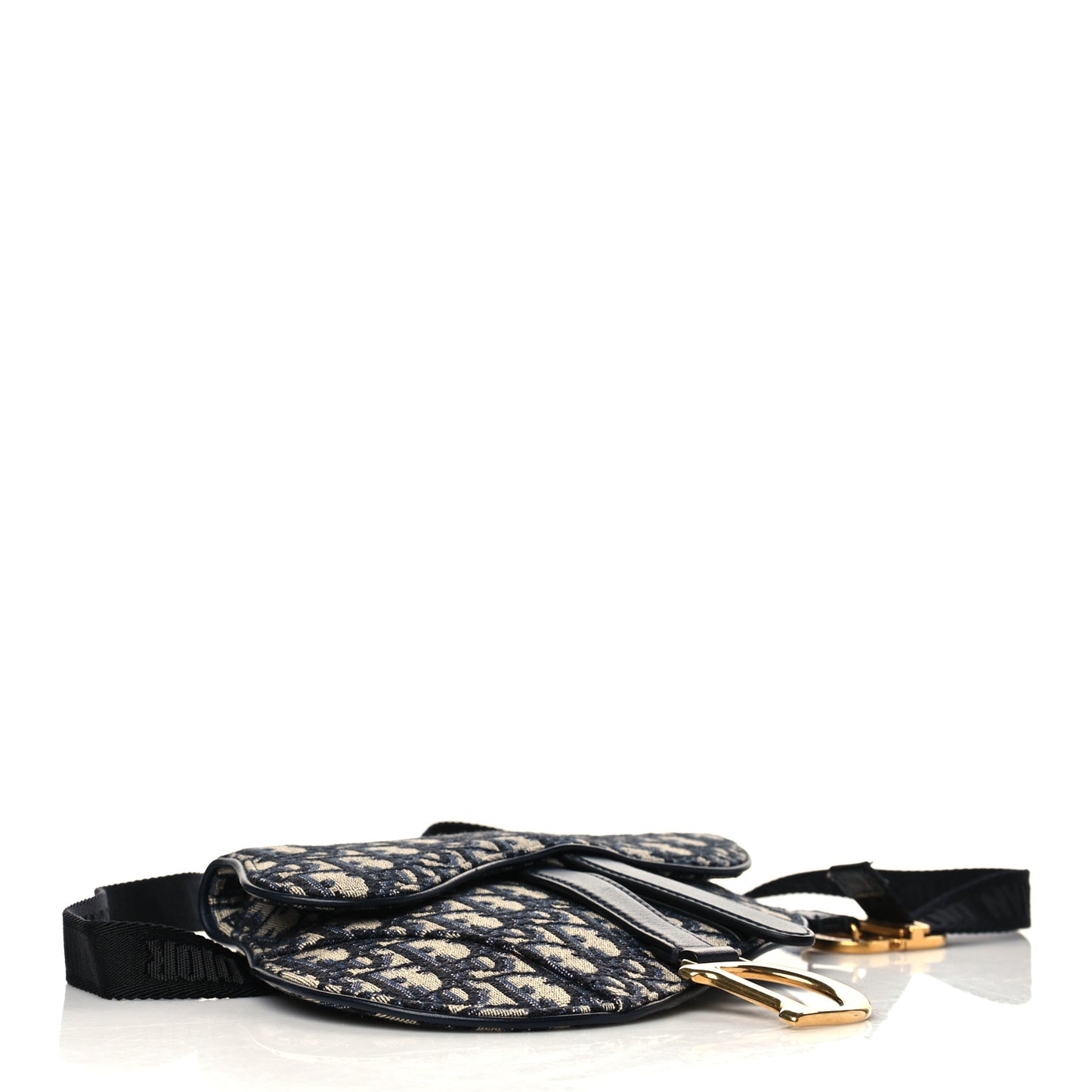 Oblique Saddle Belt Pouch Blue