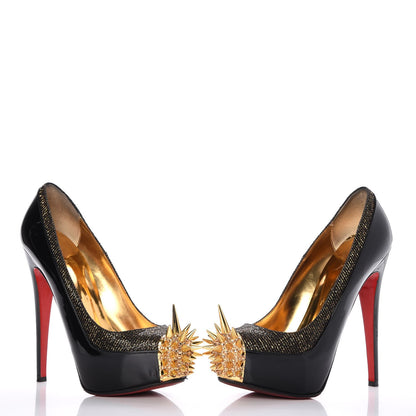 Christian Louboutin Patent Lady Glitter Asteroid 160 Pumps 38 7 of 15