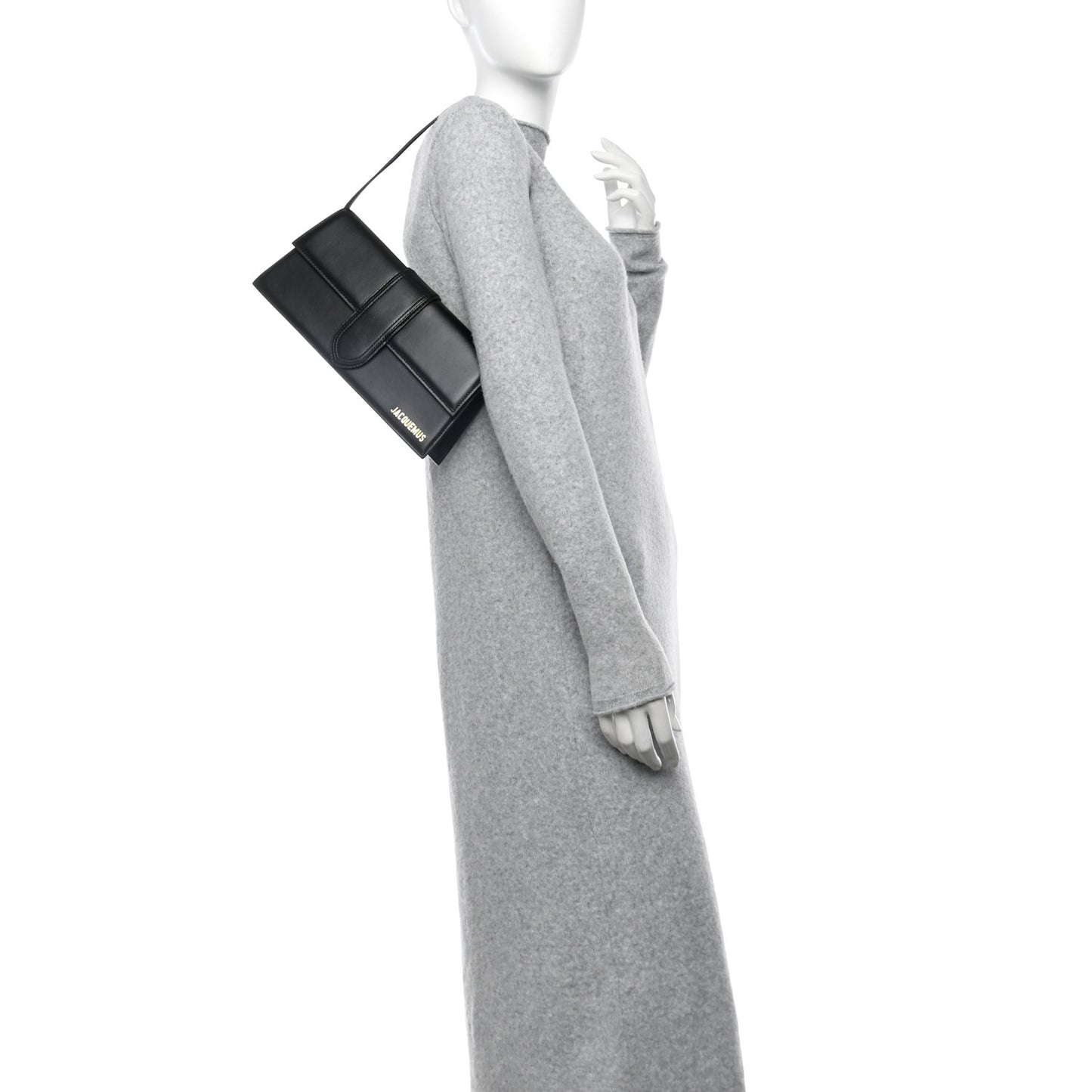 Smooth Calfskin Le Grand Bambino Long Black