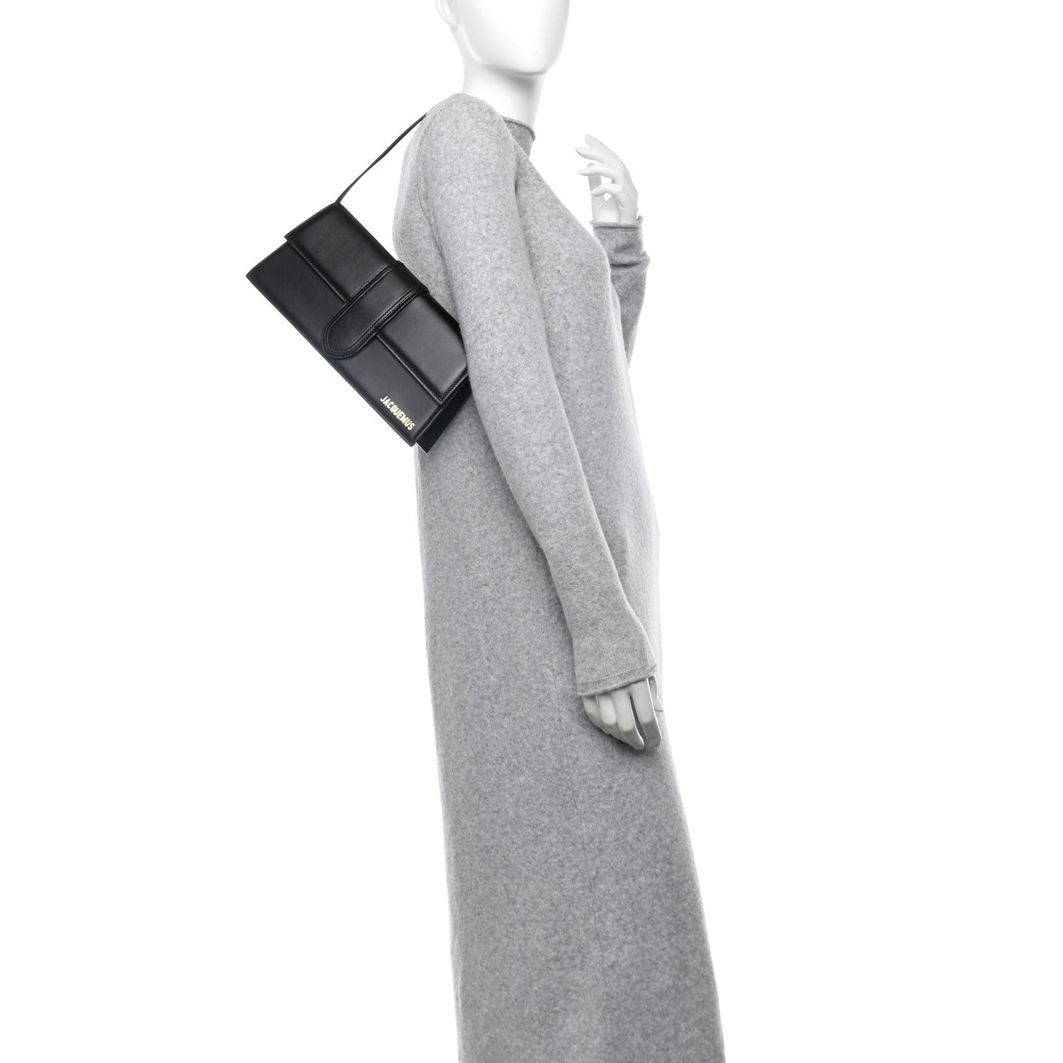 Jacquemus Smooth Calfskin Le Grand Bambino Long Black 2 of 9