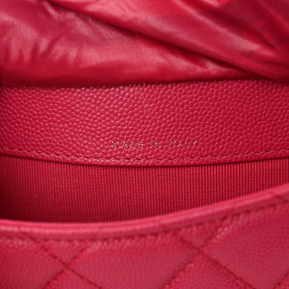 Chanel Caviar Fabric Quilted Foldable Tote With Chain Pink Multicolor 11 of 18