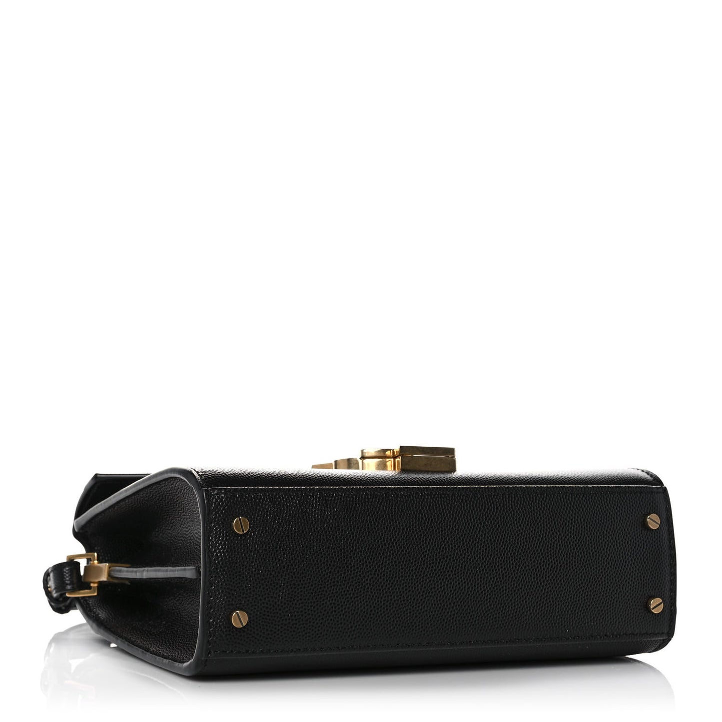 Grain de Poudre Mini Classic Monogram Cassandra Top Handle Black