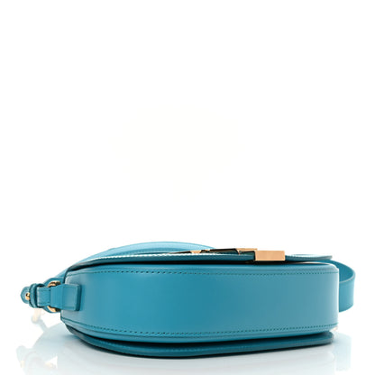 Versace Calfskin Medium Greca Goddess Shoulder Bag Light Blue 3 of 8