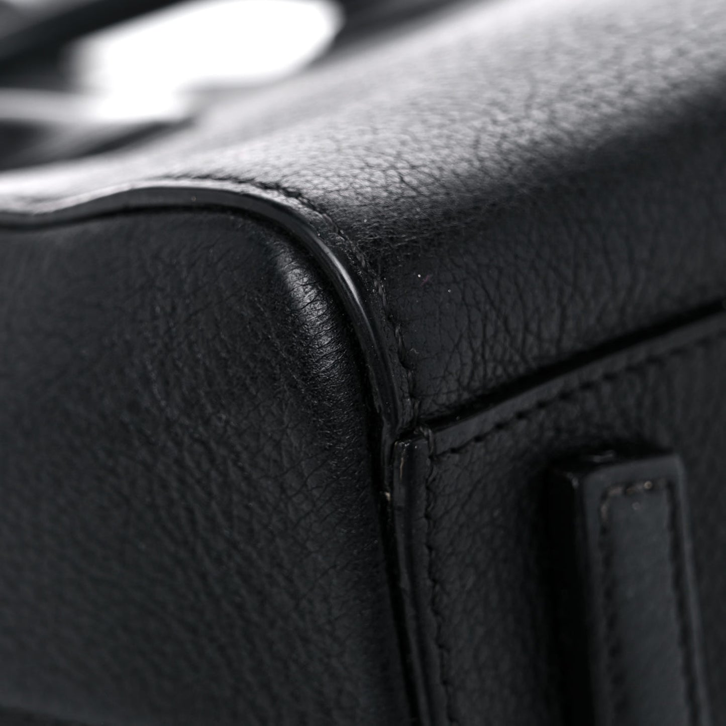 Sugar Goatskin Mini Antigona Black