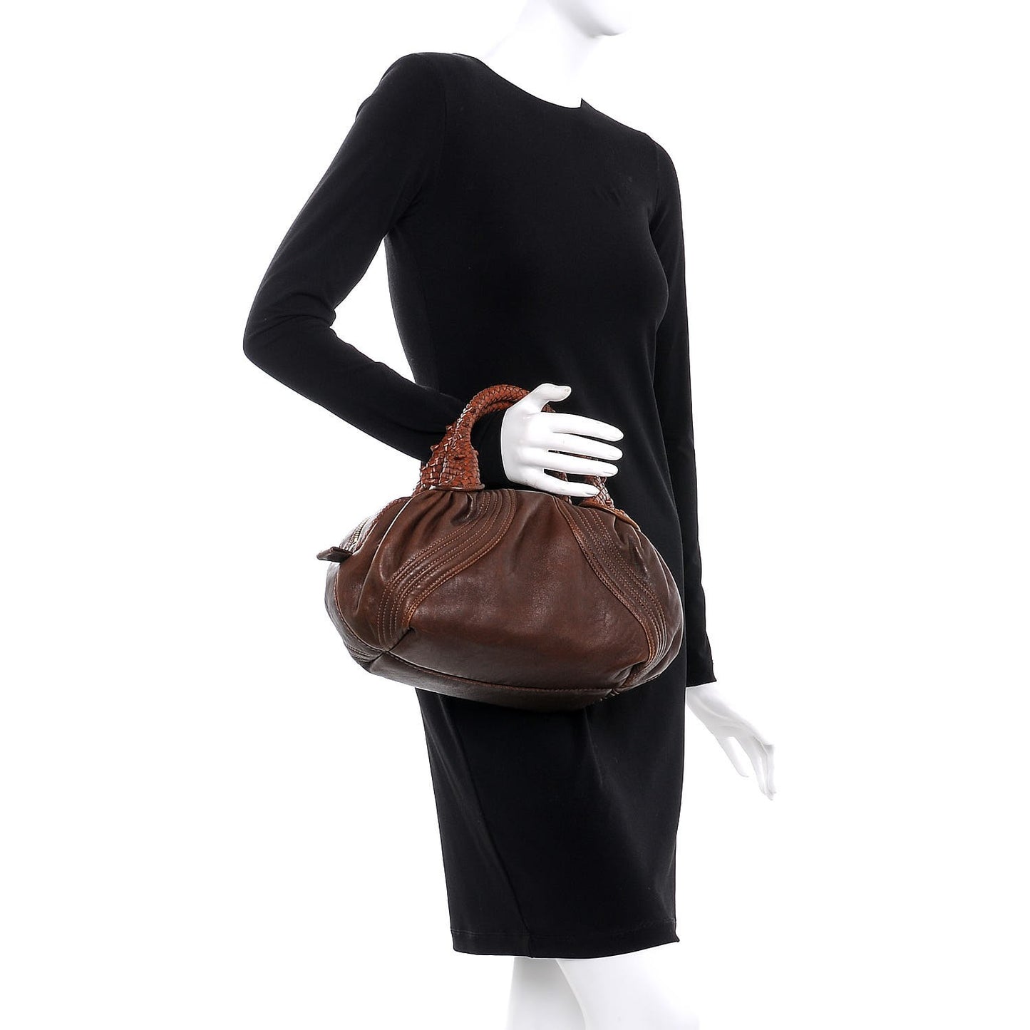 Nappa Nuvolata Spy Bowler Cognac