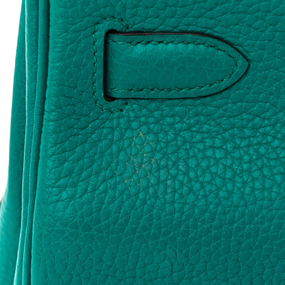 Hermes Taurillon Clemence Kelly Retourne 28 Turquoise 17 of 18