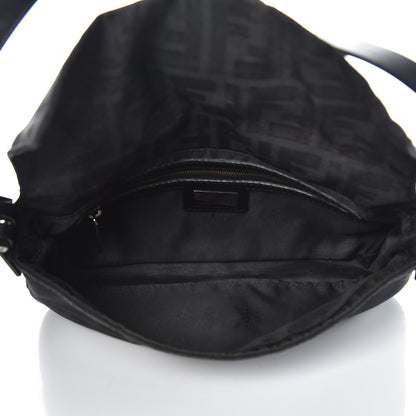 Fendi Nylon Zucca Baguette Black 5 of 14