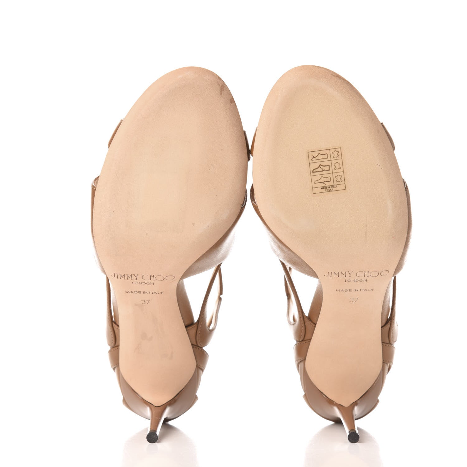 Jimmy Choo Nappa Leslie 85 Sandals 37 Canyon 5 of 10