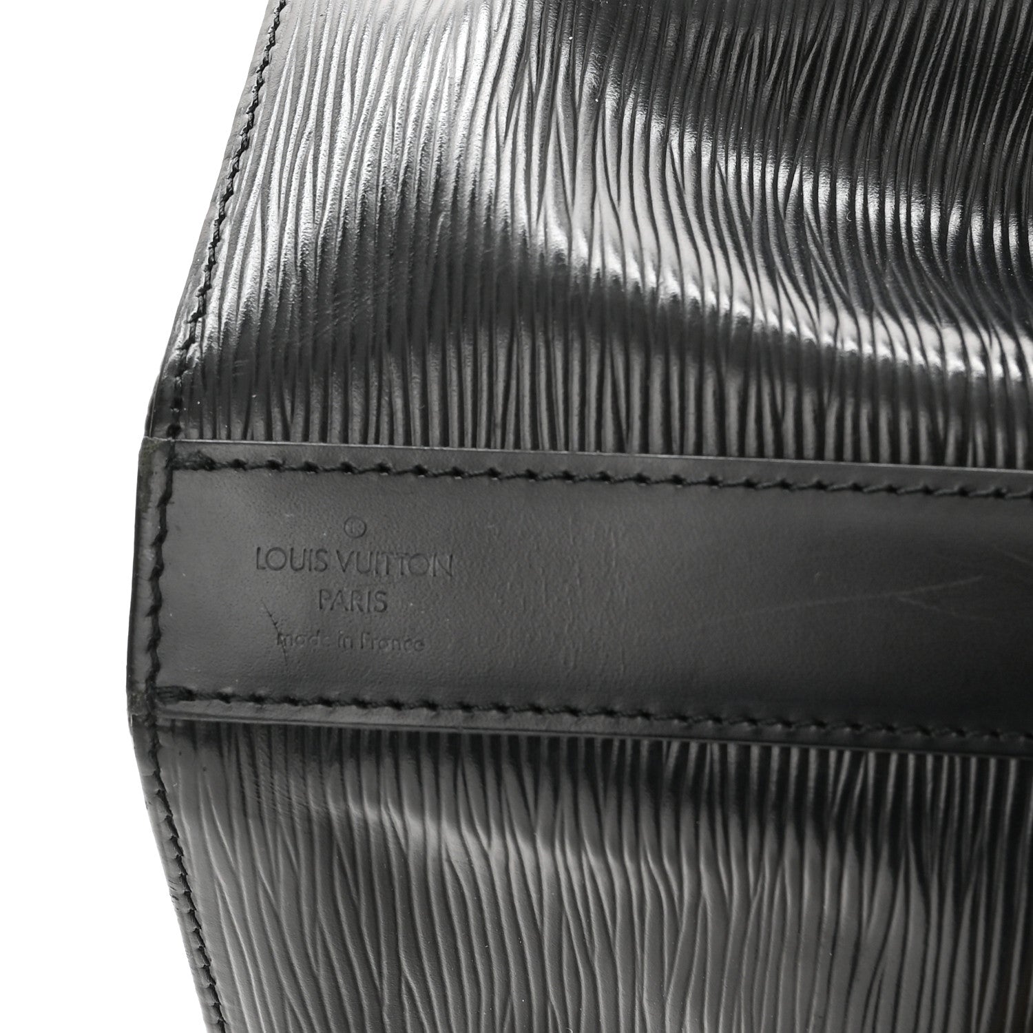 Louis Vuitton Epi Sac D'Epaule GM Black 6 of 10