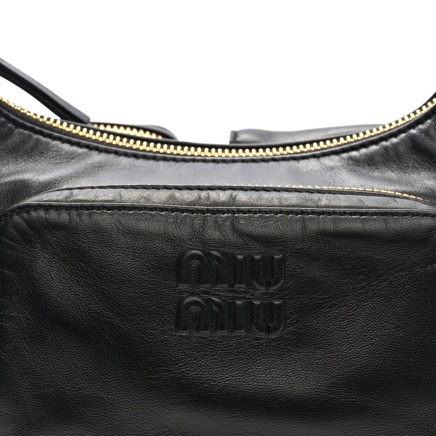 Miu Miu Nappa Multi Pocket Hobo Black 7 of 9