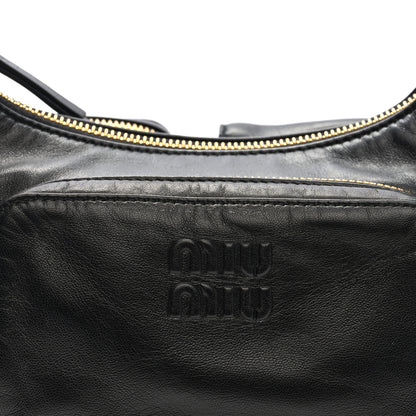Miu Miu Nappa Multi Pocket Hobo Black 7 of 9