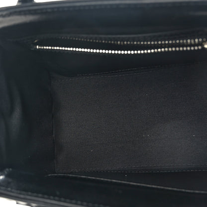 Givenchy Calfskin Logo Embossed Mini Lock Antigona Shoulder Bag Black 5 of 8