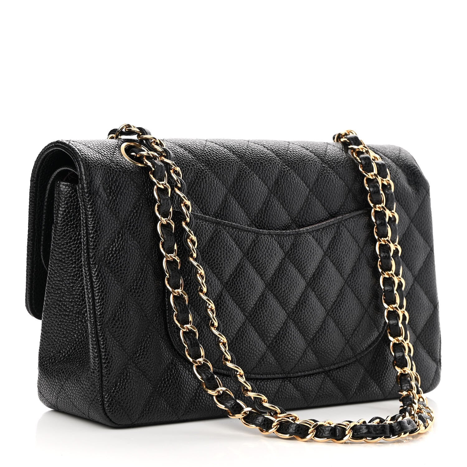 Chanel Caviar Quilted Medium Double Flap Black 3 of 11