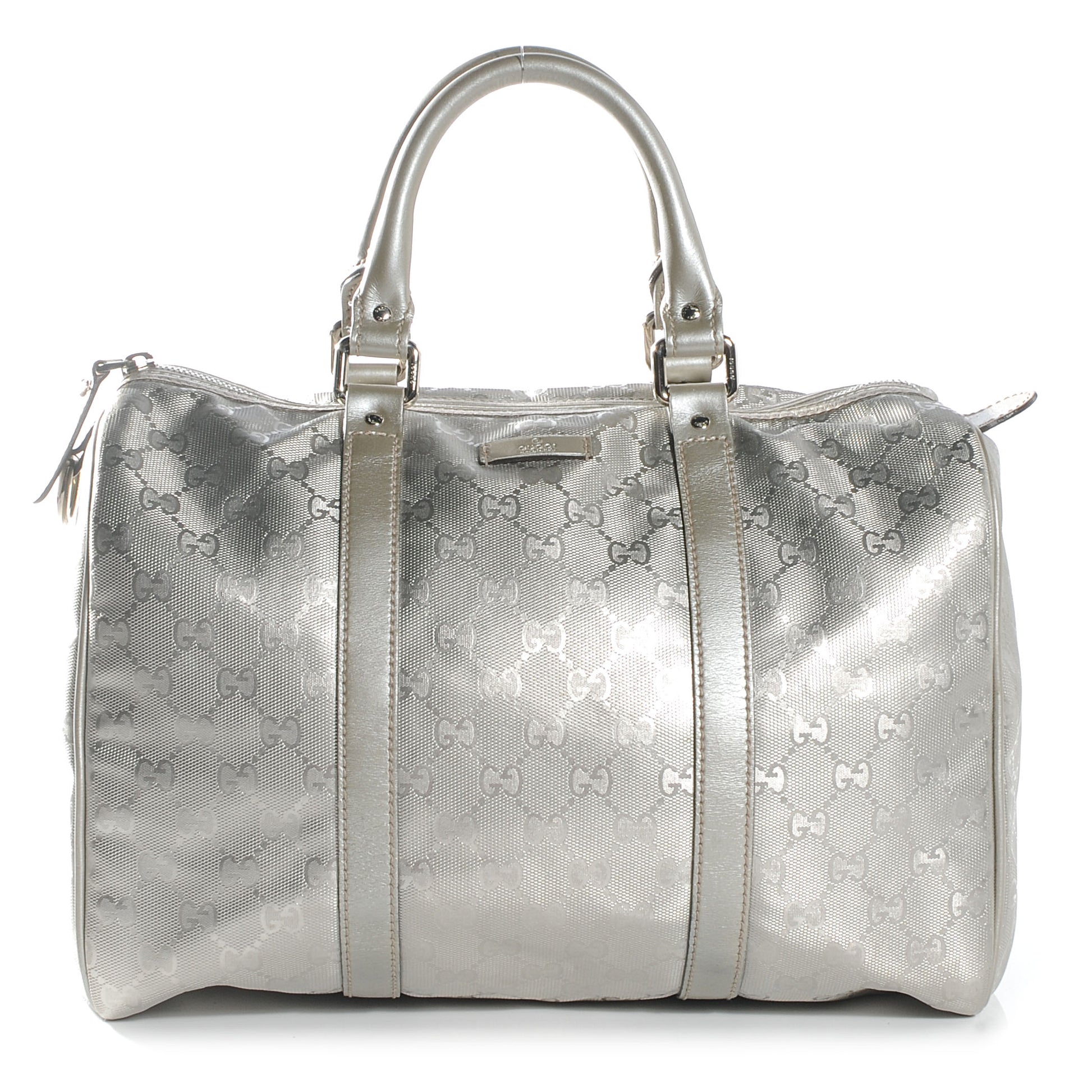 Gucci Imprime Monogram Medium Joy Boston Silver 1 of 8