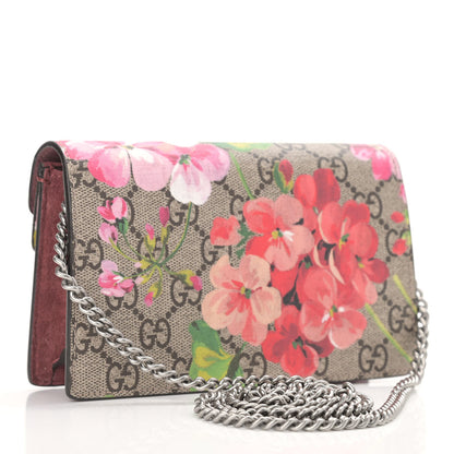 Gucci GG Supreme Monogram Blooms Super Mini Dionysus Shoulder Bag Beige Multicolor Dry Rose 3 of 10