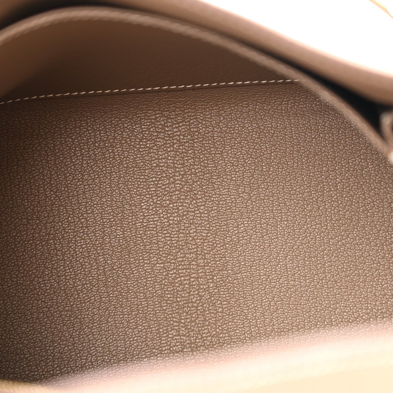 Hermes Togo Kelly Retourne 25 Etoupe 5 of 13