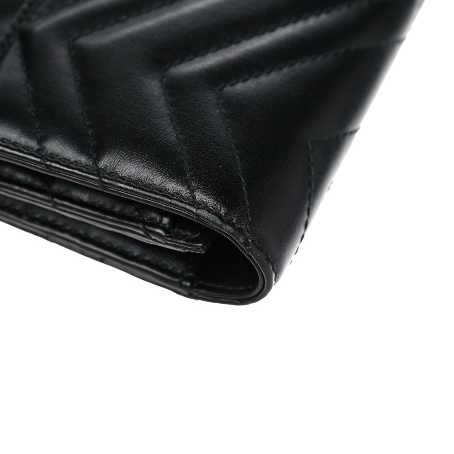 Gucci Calfskin Matelasse GG Marmont Continental Wallet Black 13 of 20