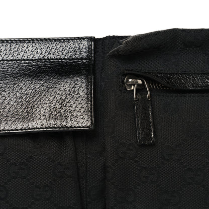 Gucci GG Monogram Double Pocket Belt Bag Black 7 of 9