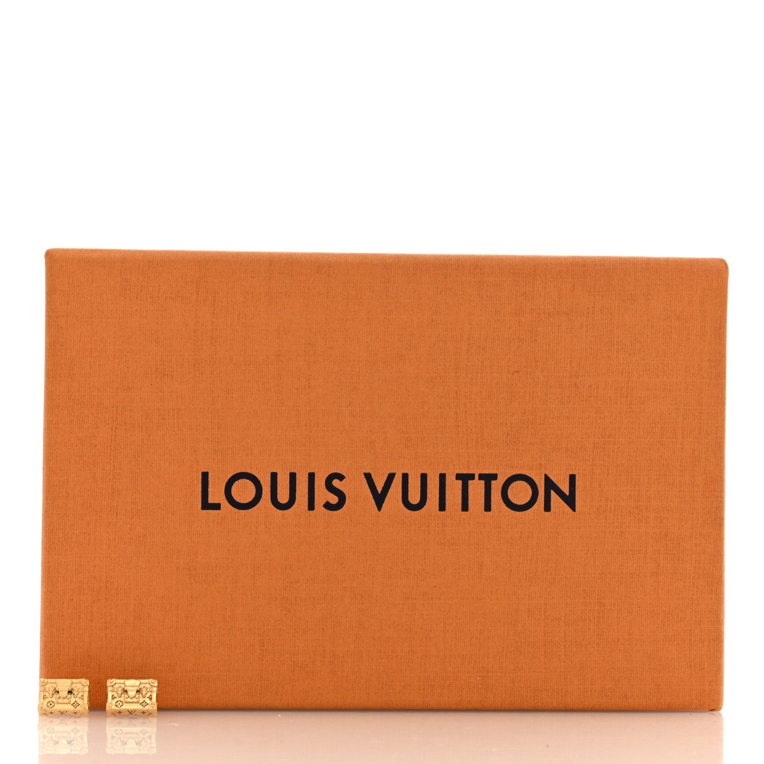 Louis Vuitton Petite Malle Earrings Gold 5 of 5