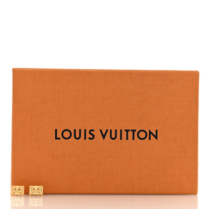 Louis Vuitton Petite Malle Earrings Gold 5 of 5