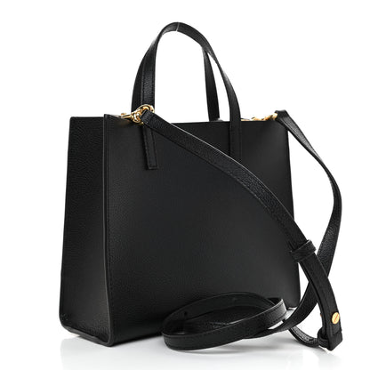 Marc Jacobs Calfskin Mini Grid Tote Bag Black 3 of 8