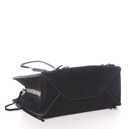 Balenciaga Baby Daim Suede Papier Mini A4 Zip Around Tote Black 4 of 12