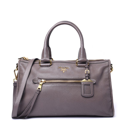 Prada Vitello Daino Shopping Satchel Argilla 1 of 14
